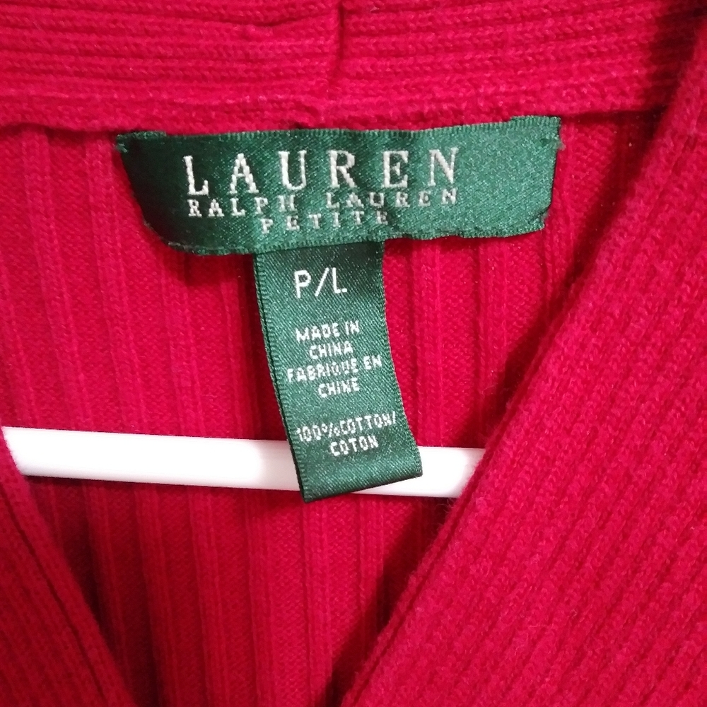 Women's Red Sweater Ralph Lauren - Picture 5 of 5